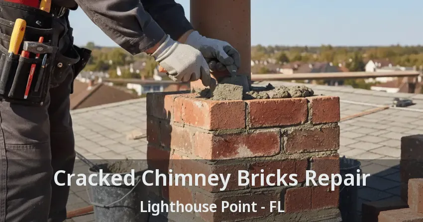 Cracked Chimney Bricks Repair Lighthouse Point - FL