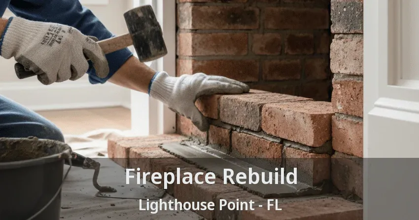 Fireplace Rebuild Lighthouse Point - FL