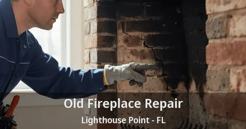 Old Fireplace Repair Lighthouse Point - FL