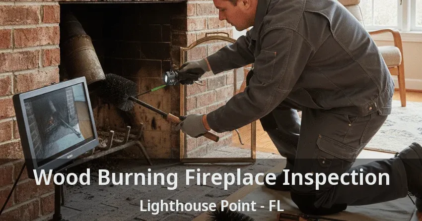 Wood Burning Fireplace Inspection Lighthouse Point - FL